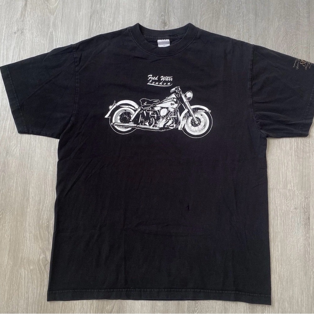 Harley-Davidson Black Motorcycle Tee Rare- large